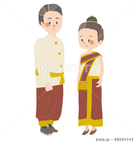 タイ王国の民族衣装 88093345