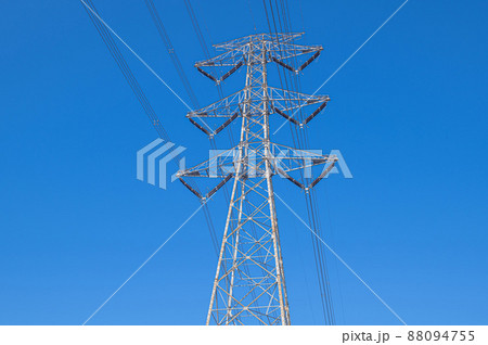 送電塔と青空 送電塔と青空 88094755