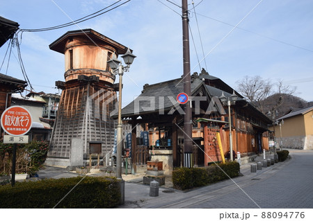 冬の飯坂温泉 冬の飯坂温泉 88094776