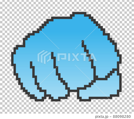 像素藝術沖床（藍色） 88098280