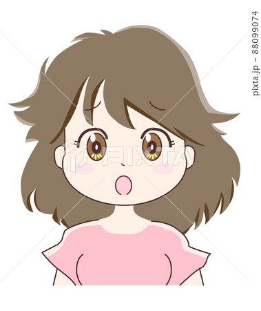 困り顔の女性 88099074