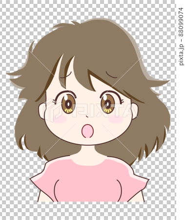 困り顔の女性 88099074