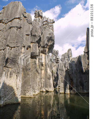 中国雲南省・世界遺産石林 88101156
