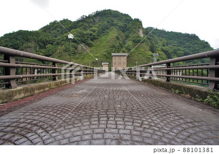 大島ダムの天端 大島ダムの天端 88101381