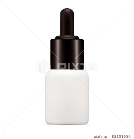 White serum dropper bottle vector mockup face skin 88101650
