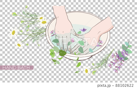 たっぷりのハーブで手浴・クラリセージ・カモミール・ペパーミント 88102622