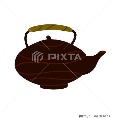 Tea set. Kitchen utensils. Teapot. Doodle illustration Tea set. Kitchen utensils. Teapot. Doodle illustration 88104873
