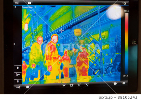 display of infrared thermometer 88105243