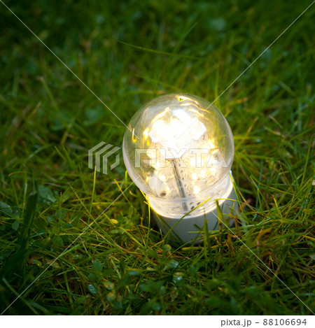 led lamp on the grass 88106694