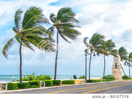 Palm Beach Worth Avenue clock tower Florida USA 88107558