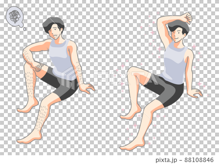 患有廢發的男性和高度重視美容的男性 脫髮 患有廢發的男性和高度重視美容的男性 脫髮 88108846