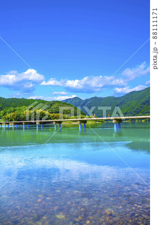 四万十川と佐田沈下橋 88111171