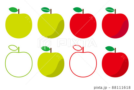 リンゴのシンプルなデザイン、アイコン リンゴのシンプルなデザイン、アイコン 88111618
