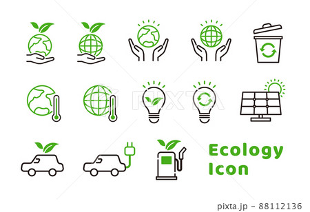 エコロジーアイコンセット 88112136