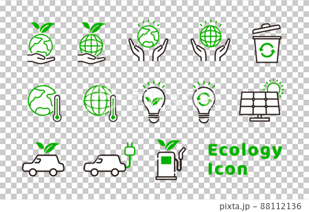 生態圖標集 88112136