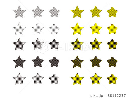 ドットの星セット 88112237