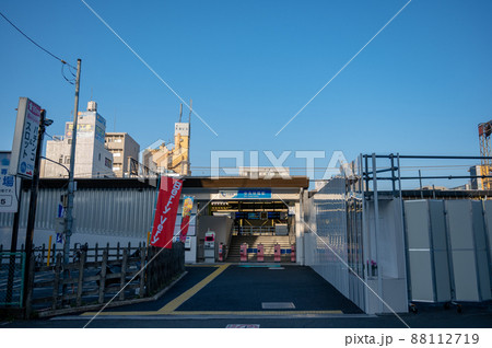 中央林間駅　東口　快晴 88112719