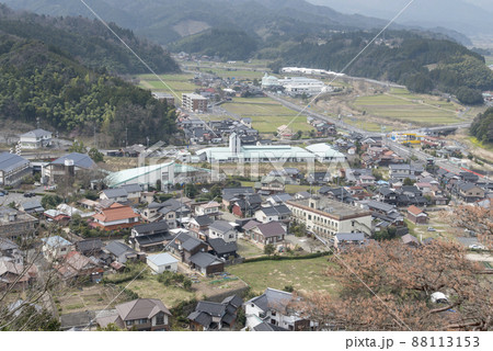 関金温泉周辺の町並み 88113153