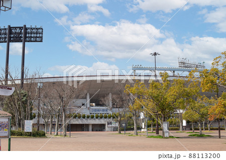 神戸総合運動公園の野球場外観 神戸総合運動公園の野球場外観 88113200