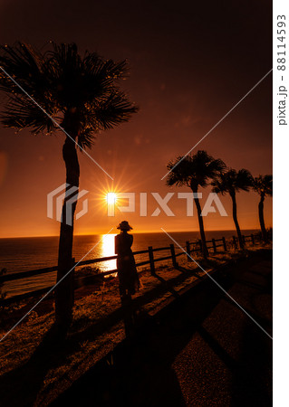 南の島のsunset 夕陽 夕焼 南の島のsunset 夕陽 夕焼 88114593