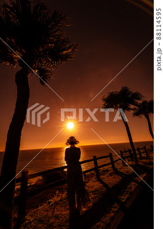 南の島のsunset 夕陽 夕焼 南の島のsunset 夕陽 夕焼 88114595