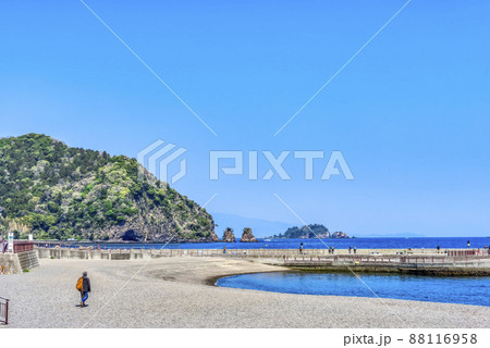 静岡県の風景 川奈いるか浜 静岡県の風景 川奈いるか浜 88116958