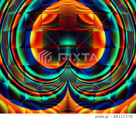 Computer generated abstract colorful fractal artwork Computer generated abstract colorful fractal artwork 88117276