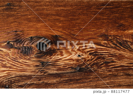 焼杉の板-木目 88117477