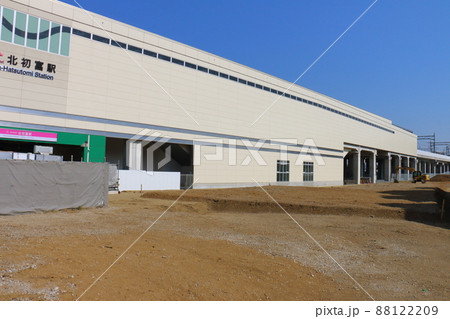 新京成線北初富駅前広場入口整備 市道4号線 2022年1月 千葉県鎌ケ谷市初富 新京成線北初富駅前広場入口整備 市道4号線 2022年1月 千葉県鎌ケ谷市初富 88122209