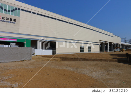 新京成線北初富駅前広場入口整備 市道4号線 2022年1月 千葉県鎌ケ谷市初富 新京成線北初富駅前広場入口整備 市道4号線 2022年1月 千葉県鎌ケ谷市初富 88122210