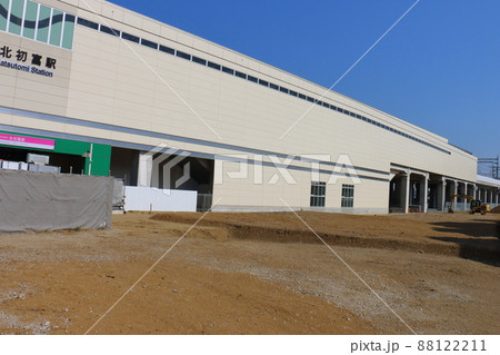 新京成線北初富駅前広場入口整備 市道4号線 2022年1月 千葉県鎌ケ谷市初富 新京成線北初富駅前広場入口整備 市道4号線 2022年1月 千葉県鎌ケ谷市初富 88122211