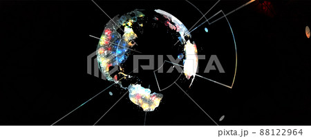 Technology data background, idea of global business solution 88122964