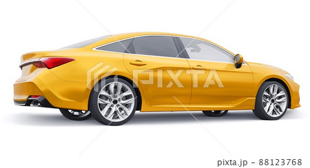 Large business sedan for work and family. 3D illustration Large business sedan for work and family. 3D illustration 88123768