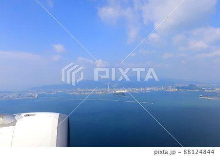 北九州空港への着陸 88124844