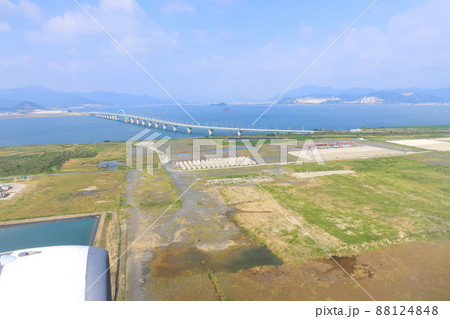 北九州空港への着陸 北九州空港への着陸 88124848