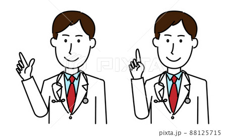 指差しをする医者 88125715