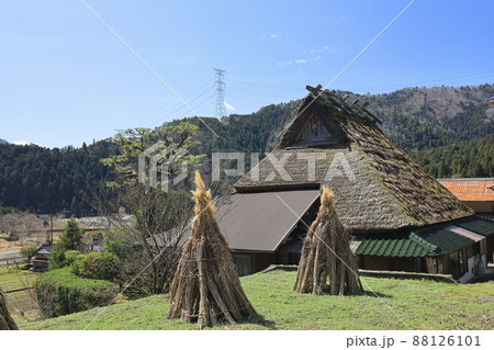 京都府美山町かやぶきの里 京都府美山町かやぶきの里 88126101