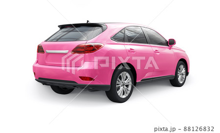 City premium family SUV on white isolated background. 3d rendering. City premium family SUV on white isolated background. 3d rendering. 88126832