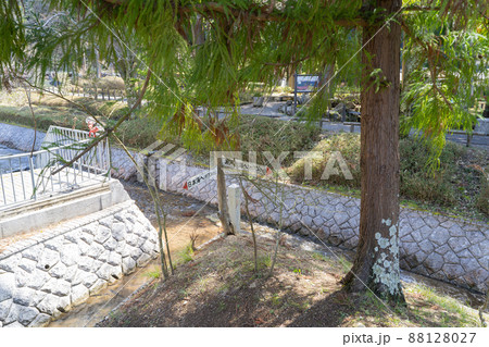 水分れ公園の分水界 88128027