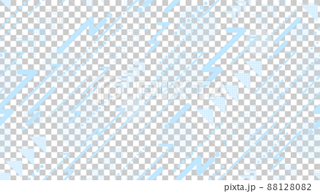上昇する水色の矢印のパターン背景（横長） 88128082