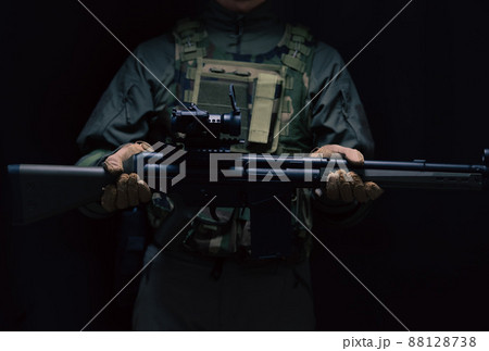銃を構えた兵士 銃を構えた兵士 88128738