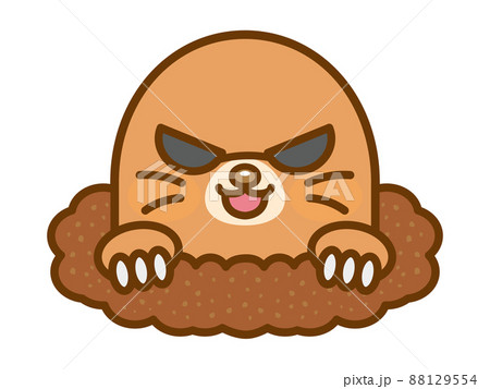 サングラスをかけたモグラのイラスト素材3のイラスト素材 サングラスをかけたモグラのイラスト素材3のイラスト素材