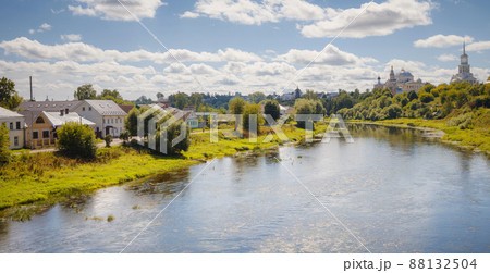 summer travel to Russia, Torzhok city. summer travel to Russia, Torzhok city. 88132504