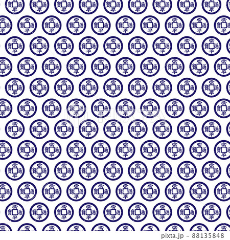 文様 柄 パターンのイラスト素材