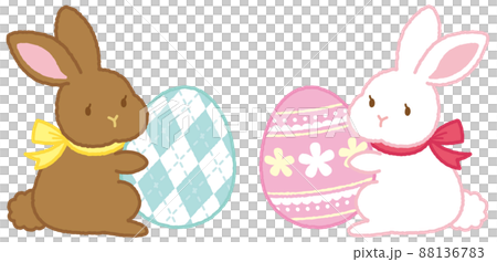 イースターバニーのイラスト素材 [88136783] - PIXTA