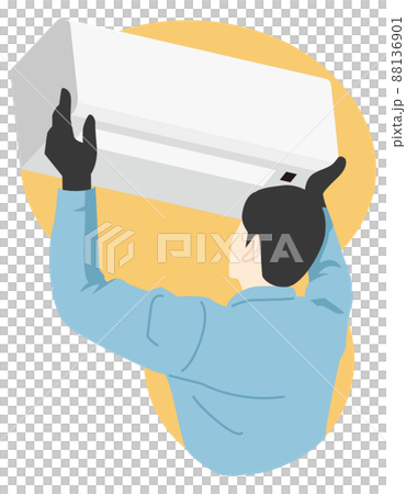 Air conditioner installation work 88136901
