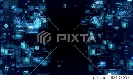 エレクトロニクス 電子回路のイラスト素材 エレクトロニクス 電子回路のイラスト素材