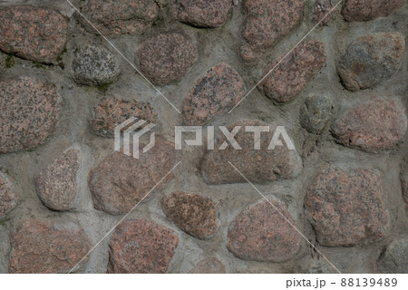Texture of stone, large stones bound by cement Texture of stone, large stones bound by cement 88139489