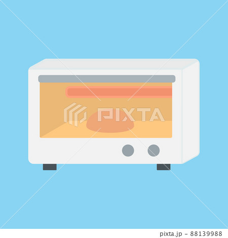 シンプルでかわいいオーブントースターのイラストのイラスト素材 1399 シンプルでかわいいオーブントースターのイラストのイラスト素材 1399