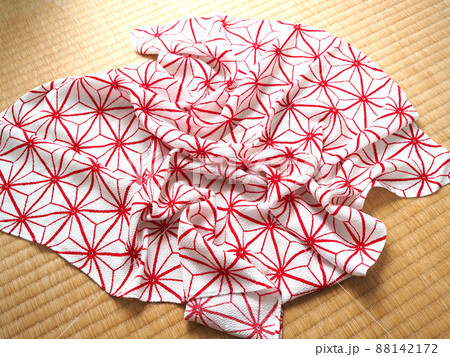 麻の葉模様の風呂敷 88142172